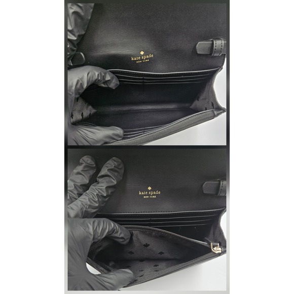 Kate Spade Marti Leather Flap Wallet Crossbody - Picture 4 of 9